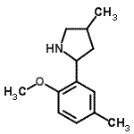 CAS#: 603068-58-2， 2-(2-Methoxy-5-methylphenyl)-4-methylpyrrolidine
