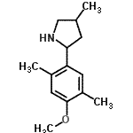 CAS#: 603068-61-7， 2-(4-Methoxy-2,5-dimethylphenyl)-4-methylpyrrolidine