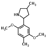 CAS#: 603068-71-9， 2-(2,5-Dimethoxy-4-methylphenyl)-4-methylpyrrolidine