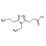CAS#: 603071-16-5， [(4-Ethyl-5-propyl-4H-1,2,4-triazol-3-yl)sulfanyl]acetic acid