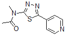 CAS#: 603074-48-2， N-Methyl-N-[5-(Pyridin-4-Yl)-1,3,4-Thiadiazol-2-Yl]-Acetamide