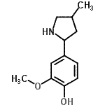 CAS#: 603089-84-5， 2-Methoxy-4-(4-methyl-2-pyrrolidinyl)phenol