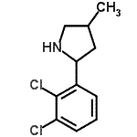 CAS#: 603090-17-1， 2-(2,3-Dichlorophenyl)-4-methylpyrrolidine
