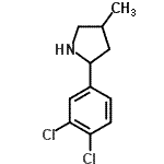 CAS#: 603090-25-1， 2-(3,4-Dichlorophenyl)-4-methylpyrrolidine
