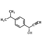 CAS#: 603129-74-4， (1S)-1-(4-Isopropylphenyl)-2-propyn-1-ol