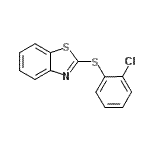 CAS#: 60372-34-1， 2-[(2-Chlorophenyl)Sulfanyl]-1,3-Benzothiazole