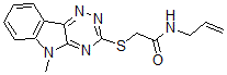 CAS#: 603946-06-1， 2-[(5-Methyl-5H-1,2,4-Triazino[5,6-b]Indol-3-Yl)Thio]-N-Allyl-Acetamide