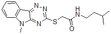 CAS#: 603946-16-3， N-(3-Methylbutyl)-2-[(5-Methyl-5H-1,2,4-Triazino[5,6-b]Indol-3-Yl)Thio]-Acetamide