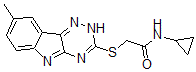 CAS#: 603946-26-5， N-Cyclopropyl-2-[(8-Methyl-2H-1,2,4-Triazino[5,6-b]Indol-3-Yl)Thio]-Acetamide