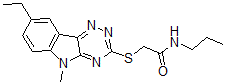 CAS#: 603946-78-7， 2-[(8-Ethyl-5-Methyl-5H-1,2,4-Triazino[5,6-b]Indol-3-Yl)Thio]-N-Propyl-Acetamide