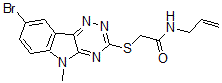 CAS#: 603947-02-0， 2-[(8-Bromo-5-Methyl-5H-1,2,4-Triazino[5,6-b]Indol-3-Yl)Thio]-N-Allyl-Acetamide