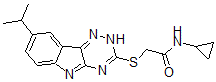 CAS#: 603947-31-5， N-Cyclopropyl-2-[[8-(Isopropyl)-2H-1,2,4-Triazino[5,6-b]Indol-3-Yl]Thio]-Acetamide