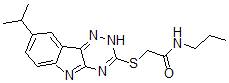 CAS#: 603947-32-6， 2-[[8-(Isopropyl)-2H-1,2,4-Triazino[5,6-b]Indol-3-Yl]Thio]-N-Propyl-Acetamide