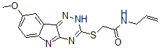 CAS#: 603947-43-9， 2-[(8-Methoxy-2H-1,2,4-Triazino[5,6-b]Indol-3-Yl)Thio]-N-Allyl-Acetamide