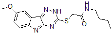 CAS#: 603947-48-4， N-Butyl-2-[(8-Methoxy-2H-1,2,4-Triazino[5,6-b]Indol-3-Yl)Thio]-Acetamide