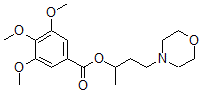CAS#: 60439-45-4， 1-Methyl-3-Morpholinopropyl 3,4,5-Trimethoxybenzoate