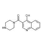 CAS#: 604772-60-3， (4-Hydroxy-3-quinolinyl)(1-piperazinyl)methanone
