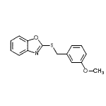 CAS#: 604795-48-4， 2-[(3-Methoxybenzyl)sulfanyl]-1,3-benzoxazole