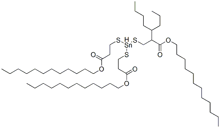 CAS#: 60494-17-9， Dodecyl 5-[[3-(Dodecyloxy)-3-Oxopropyl]Thio]-5-Octyl-9-Oxo-10-Oxa-4,6-Dithia-5-Stannadocosanoate