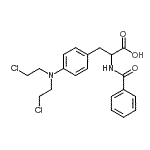 CAS#: 60557-40-6， N-Benzoyl-4-[Bis(2-Chloroethyl)Amino]Phenylalanine