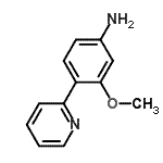 CAS#: 605652-55-9， 3-Methoxy-4-(2-pyridinyl)aniline