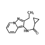 CAS#: 605673-04-9， N-(2-Ethylpyrazolo[1,5-a]pyridin-3-yl)cyclopropanecarboxamide
