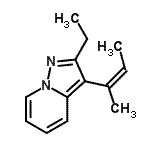 CAS#: 605673-31-2， 3-[(2Z)-2-Buten-2-yl]-2-ethylpyrazolo[1,5-a]pyridine
