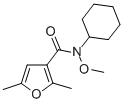 structure of CAS# 60568-05-0, Furmecyclox;N-Cyclohexyl-N-Methoxy-2,5-Dimethyl-Furan-3-Carboxamide;N-Cyclohexyl-N-Methoxy-2,5-Dimethyl-3-Furancarboxamide;N-Cyclohexyl-N-Methoxy-2,5-Dimethyl-3-Furamide