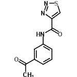 CAS#: 606101-93-3， N-(3-Acetylphenyl)-1,2,3-thiadiazole-4-carboxamide