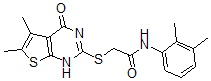 CAS#: 606107-78-2， 2-[(1,4-Dihydro-5,6-Dimethyl-4-Oxothieno[2,3-d]Pyrimidin-2-Yl)Thio]-N-(2,3-Dimethylphenyl)-Acetamide