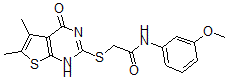 CAS#: 606107-90-8， 2-[(1,4-Dihydro-5,6-Dimethyl-4-Oxothieno[2,3-d]Pyrimidin-2-Yl)Thio]-N-(3-Methoxyphenyl)-Acetamide
