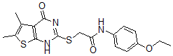 CAS#: 606107-92-0， 2-[(1,4-Dihydro-5,6-Dimethyl-4-Oxothieno[2,3-d]Pyrimidin-2-Yl)Thio]-N-(4-Ethoxyphenyl)-Acetamide