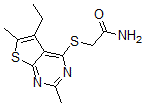 CAS#: 606113-40-0， 2-[(5-Ethyl-2,6-Dimethylthieno[2,3-d]Pyrimidin-4-Yl)Thio]-Acetamide