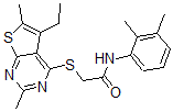 CAS 登录号：606113-48-8， N-(2,3-二甲基苯基)-2-[(5-乙基-2,6-二甲基噻吩并[2,3-d]嘧啶-4-基)硫代]-乙酰胺