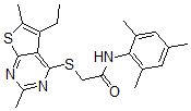 CAS#: 606113-60-4， 2-[(5-Ethyl-2,6-Dimethylthieno[2,3-d]Pyrimidin-4-Yl)Thio]-N-(2,4,6-Trimethylphenyl)-Acetamide