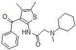 CAS#: 606115-10-0， N-(3-Benzoyl-4,5-Dimethyl-2-Thienyl)-2-(Cyclohexylmethylamino)-Acetamide