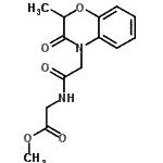 CAS#: 606119-03-3， Methyl N-[(2-methyl-3-oxo-2,3-dihydro-4H-1,4-benzoxazin-4-yl)acetyl]glycinate