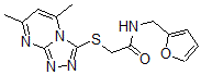 CAS#: 606121-05-5， 2-[(5,7-Dimethyl-1,2,4-Triazolo[4,3-a]Pyrimidin-3-Yl)Thio]-N-(Furan-2-Ylmethyl)-Acetamide