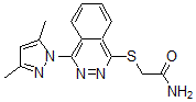 CAS#: 606122-21-8， 2-[[4-(3,5-Dimethyl-1H-Pyrazol-1-Yl)-1-Phthalazinyl]Thio]-Acetamide