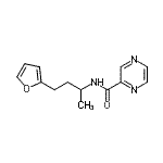CAS#: 606132-10-9， N-[4-(2-Furyl)-2-butanyl]-2-pyrazinecarboxamide