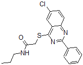 CAS#: 606132-56-3， 2-[(6-Chloro-2-Phenyl-4-Quinazolinyl)Thio]-N-Propyl-Acetamide