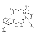 CAS#: 60616-99-1， (12E)-16-Ethyl-6,8,9-trihydroxy-12-(methoxymethyl)-25,27-dimethyl-2-propyl-1-oxa-4-azacyclooctacosa-12,14-diene-3,20,28-trione