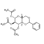 CAS#: 60618-81-7， 1,2,3-Tri-O-Acetyl-4,6-O-Benzylidene-beta-D-Glucopyranose