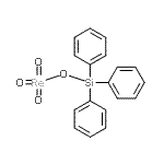 structure of CAS# 60624-60-4, Trioxo(Triphenylsilanolato)Rhenium;Trioxo rhenium;Trioxo(triphenylsilyloxy)rhenium(VII);674192_ALDRICH