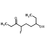 CAS#: 606490-17-9， 4-Fluoro-7-hydroxy-3-nonanone