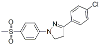 CAS#: 60650-43-3， 3-(4-Chloro-phenyl)-1-(4-methanesulfonyl-phenyl)-4,5-dihydro-1H-pyrazole