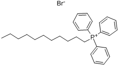 结构式 CAS# 60669-22-9, (1-十一烷基)三苯基鏻溴化物
