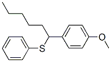 CAS#: 60702-20-7， 1-Methoxy-4-[1-(Phenylthio)Hexyl]Benzene