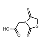 CAS#: 60708-79-4， (2,4-Dithioxo-1,3-Thiazolidin-3-Yl)Acetic Acid