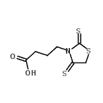 CAS#: 60708-95-4， 4-(2,4-Dithioxo-1,3-Thiazolidin-3-Yl)Butanoic Acid